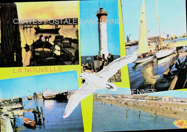 Cartes postales anciennes > CARTES POSTALES > carte postale ancienne > cartes-postales-ancienne.com Occitanie Aude Port La Nouvelle