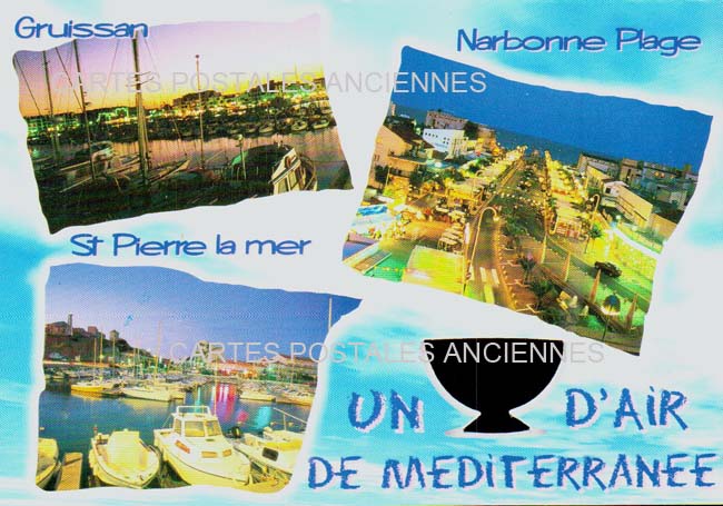 Cartes postales anciennes > CARTES POSTALES > carte postale ancienne > cartes-postales-ancienne.com Occitanie Aude Saint Pierre La Mer
