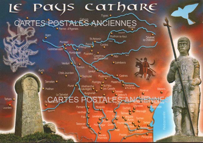 Cartes postales anciennes > CARTES POSTALES > carte postale ancienne > cartes-postales-ancienne.com Occitanie Aude Carcassonne