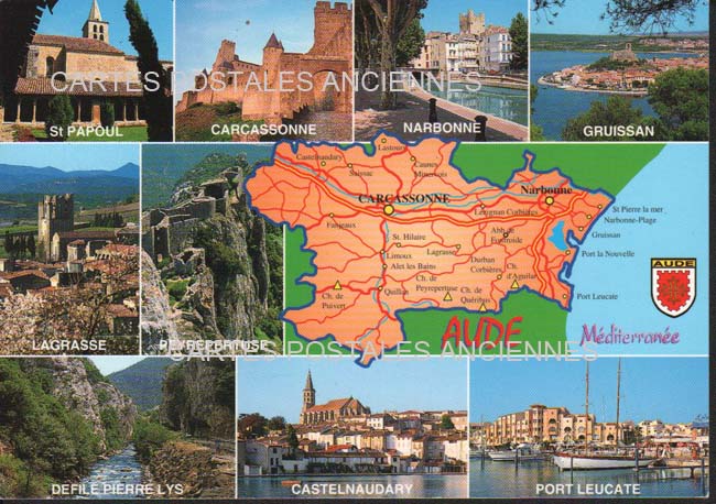 Cartes postales anciennes > CARTES POSTALES > carte postale ancienne > cartes-postales-ancienne.com Occitanie Aude Saint Papoul