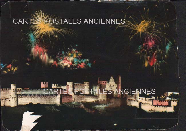 Cartes postales anciennes > CARTES POSTALES > carte postale ancienne > cartes-postales-ancienne.com Occitanie Aude Carcassonne