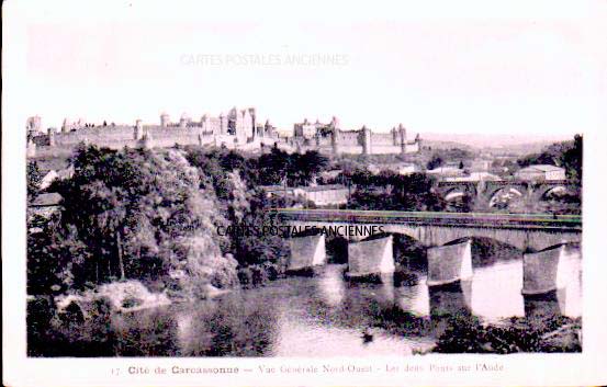 Cartes postales anciennes > CARTES POSTALES > carte postale ancienne > cartes-postales-ancienne.com Occitanie Aude Carcassonne
