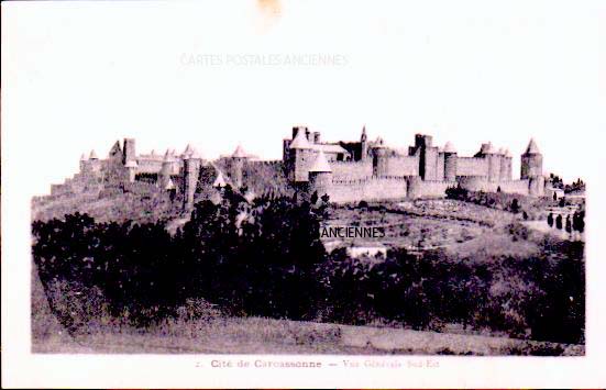 Cartes postales anciennes > CARTES POSTALES > carte postale ancienne > cartes-postales-ancienne.com Occitanie Aude Carcassonne