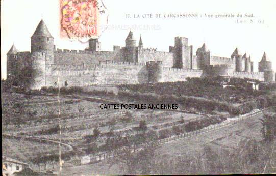Cartes postales anciennes > CARTES POSTALES > carte postale ancienne > cartes-postales-ancienne.com Occitanie Aude Carcassonne