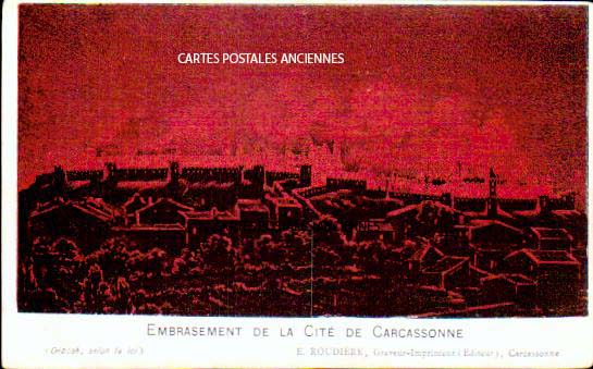 Cartes postales anciennes > CARTES POSTALES > carte postale ancienne > cartes-postales-ancienne.com Occitanie Aude Carcassonne