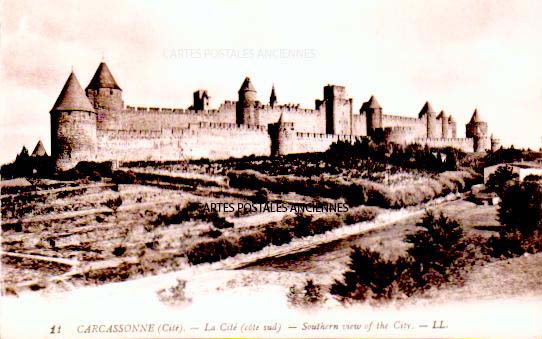 Cartes postales anciennes > CARTES POSTALES > carte postale ancienne > cartes-postales-ancienne.com Occitanie Aude Carcassonne