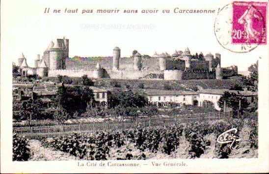 Cartes postales anciennes > CARTES POSTALES > carte postale ancienne > cartes-postales-ancienne.com Aude  Carcassonne