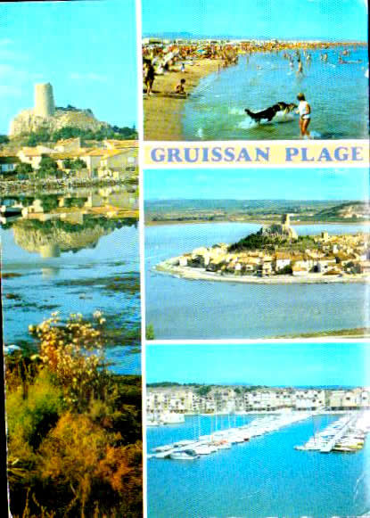 Cartes postales anciennes > CARTES POSTALES > carte postale ancienne > cartes-postales-ancienne.com Occitanie Aude Gruissan Plage