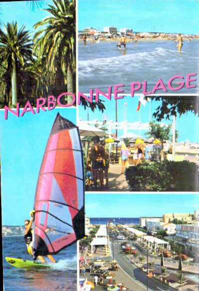 Cartes postales anciennes > CARTES POSTALES > carte postale ancienne > cartes-postales-ancienne.com Occitanie Aude Narbonne Plage