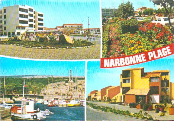Cartes postales anciennes > CARTES POSTALES > carte postale ancienne > cartes-postales-ancienne.com Occitanie Aude Narbonne Plage