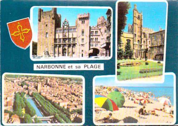 Cartes postales anciennes > CARTES POSTALES > carte postale ancienne > cartes-postales-ancienne.com Occitanie Aude Narbonne Plage