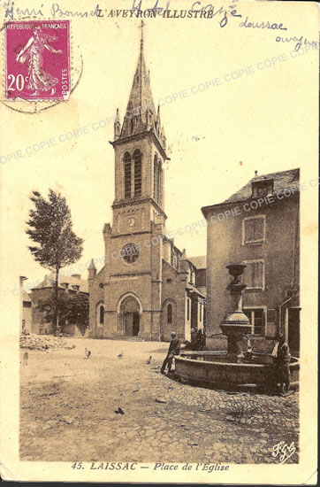 Cartes postales anciennes > CARTES POSTALES > carte postale ancienne > cartes-postales-ancienne.com Occitanie Aveyron Laissac