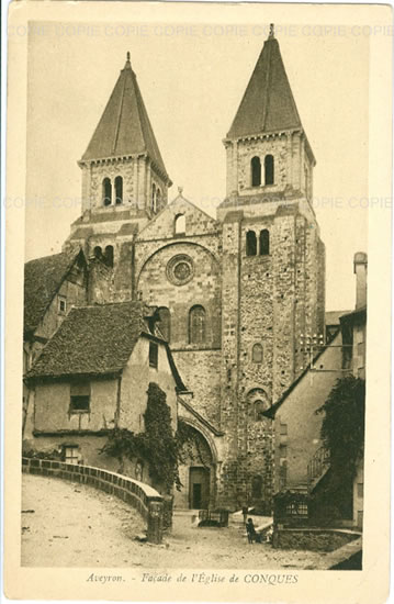 Cartes postales anciennes > CARTES POSTALES > carte postale ancienne > cartes-postales-ancienne.com Occitanie Aveyron Conques