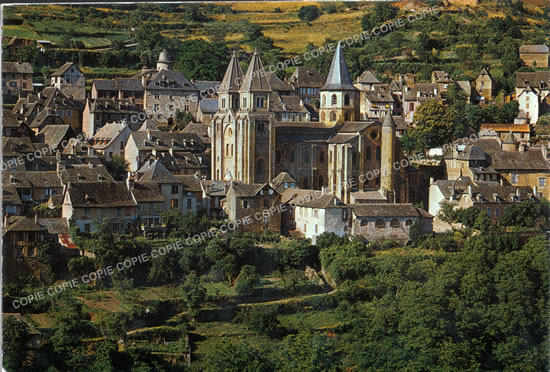 Cartes postales anciennes > CARTES POSTALES > carte postale ancienne > cartes-postales-ancienne.com Occitanie Aveyron Conques