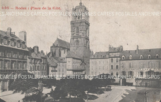 Cartes postales anciennes > CARTES POSTALES > carte postale ancienne > cartes-postales-ancienne.com Occitanie Aveyron Rodez