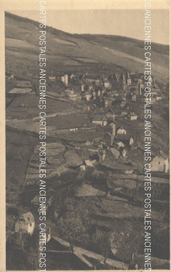 Cartes postales anciennes > CARTES POSTALES > carte postale ancienne > cartes-postales-ancienne.com Occitanie Aveyron Conques