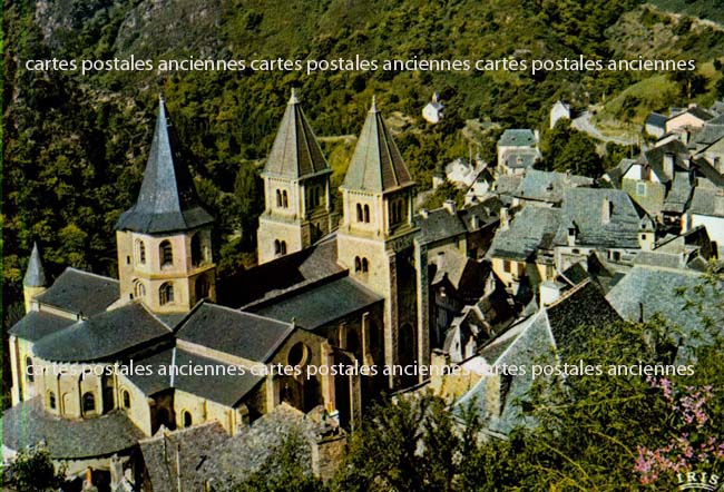 Cartes postales anciennes > CARTES POSTALES > carte postale ancienne > cartes-postales-ancienne.com Occitanie Aveyron Conques