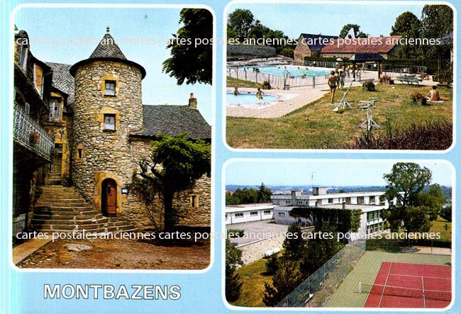 Cartes postales anciennes > CARTES POSTALES > carte postale ancienne > cartes-postales-ancienne.com Occitanie Aveyron Montbazens
