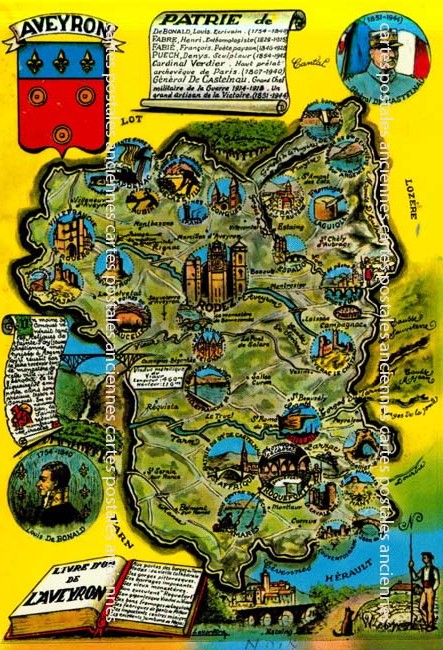 Cartes postales anciennes > CARTES POSTALES > carte postale ancienne > cartes-postales-ancienne.com Occitanie Aveyron Villefranche De Rouergue