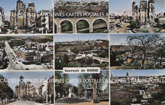 Cartes postales anciennes > CARTES POSTALES > carte postale ancienne > cartes-postales-ancienne.com Occitanie Aveyron Rodez