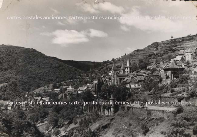 Cartes postales anciennes > CARTES POSTALES > carte postale ancienne > cartes-postales-ancienne.com Occitanie Aveyron Conques