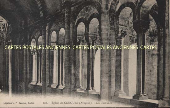 Cartes postales anciennes > CARTES POSTALES > carte postale ancienne > cartes-postales-ancienne.com Occitanie Aveyron Conques