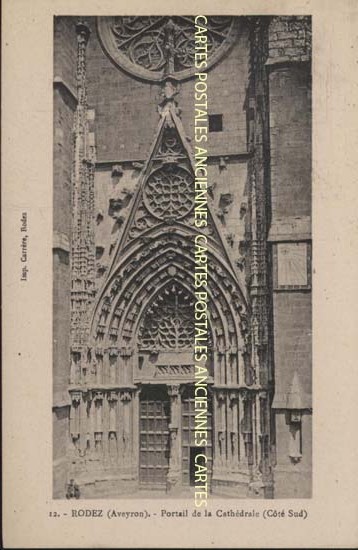 Cartes postales anciennes > CARTES POSTALES > carte postale ancienne > cartes-postales-ancienne.com Occitanie Aveyron Rodez