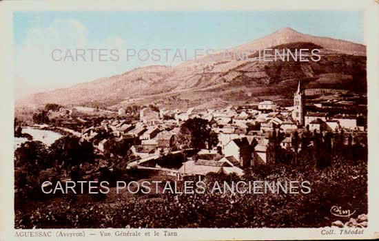 Cartes postales anciennes > CARTES POSTALES > carte postale ancienne > cartes-postales-ancienne.com Occitanie Aveyron Aguessac