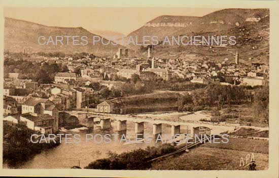 Cartes postales anciennes > CARTES POSTALES > carte postale ancienne > cartes-postales-ancienne.com Occitanie Aveyron Millau