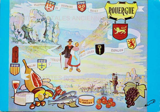Cartes postales anciennes > CARTES POSTALES > carte postale ancienne > cartes-postales-ancienne.com Occitanie Aveyron Rodez
