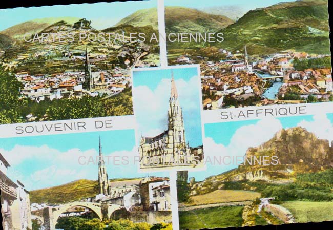 Cartes postales anciennes > CARTES POSTALES > carte postale ancienne > cartes-postales-ancienne.com Occitanie Aveyron Saint Affrique