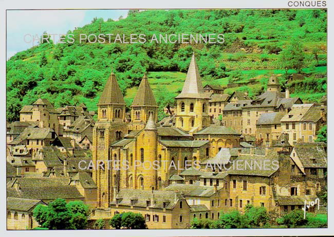 Cartes postales anciennes > CARTES POSTALES > carte postale ancienne > cartes-postales-ancienne.com Aveyron  Conques