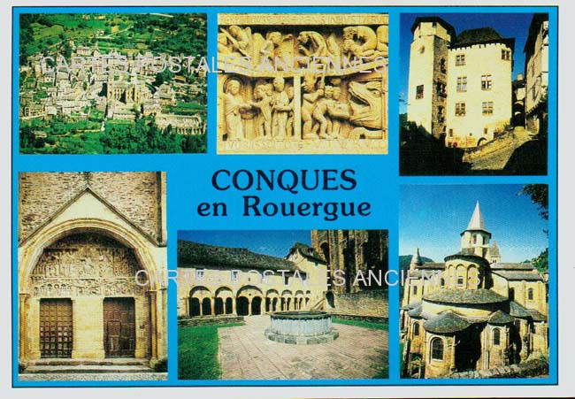 Cartes postales anciennes > CARTES POSTALES > carte postale ancienne > cartes-postales-ancienne.com Aveyron  Conques