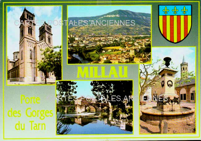Cartes postales anciennes > CARTES POSTALES > carte postale ancienne > cartes-postales-ancienne.com Aveyron  Millau