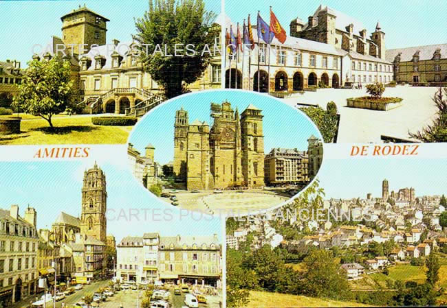 Cartes postales anciennes > CARTES POSTALES > carte postale ancienne > cartes-postales-ancienne.com Aveyron  Rodez