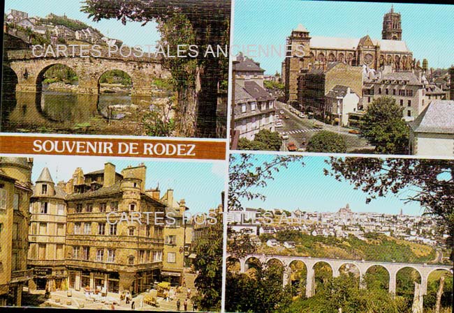 Cartes postales anciennes > CARTES POSTALES > carte postale ancienne > cartes-postales-ancienne.com Aveyron  Rodez