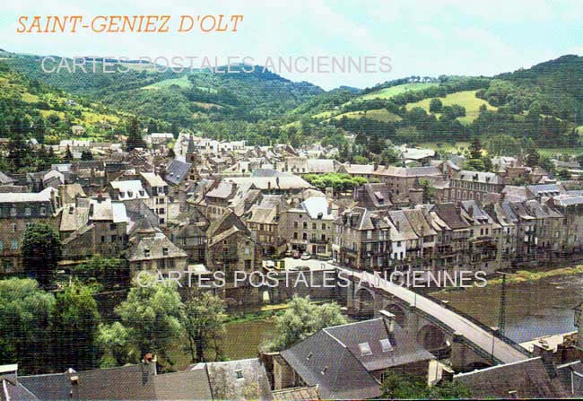 Cartes postales anciennes > CARTES POSTALES > carte postale ancienne > cartes-postales-ancienne.com Occitanie Aveyron Saint Geniez D Olt