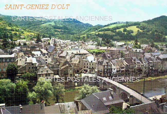 Cartes postales anciennes > CARTES POSTALES > carte postale ancienne > cartes-postales-ancienne.com Aveyron  Saint Geniez D Olt