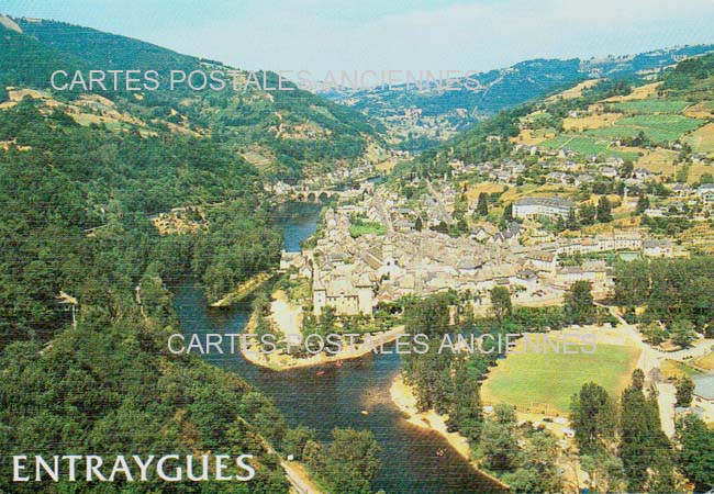 Cartes postales anciennes > CARTES POSTALES > carte postale ancienne > cartes-postales-ancienne.com Aveyron  Entraygues Sur Truyere