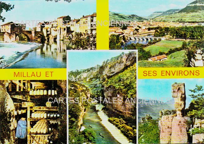 Cartes postales anciennes > CARTES POSTALES > carte postale ancienne > cartes-postales-ancienne.com Aveyron  Millau