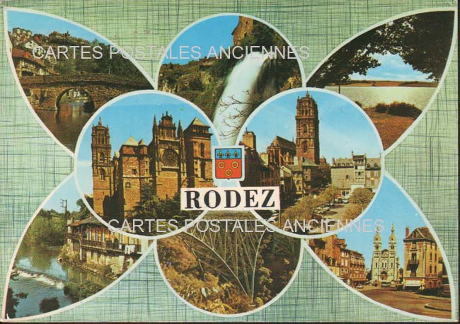 Cartes postales anciennes > CARTES POSTALES > carte postale ancienne > cartes-postales-ancienne.com Aveyron  Rodez