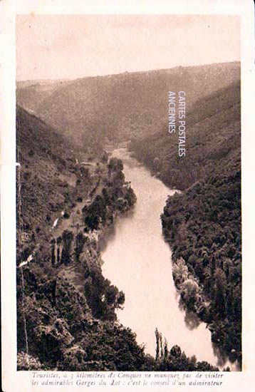 Cartes postales anciennes > CARTES POSTALES > carte postale ancienne > cartes-postales-ancienne.com Occitanie Aveyron Conques