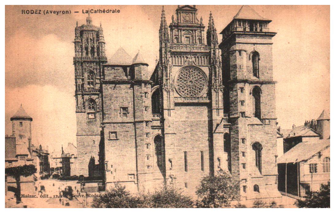 Cartes postales anciennes > CARTES POSTALES > carte postale ancienne > cartes-postales-ancienne.com Occitanie Aveyron Rodez