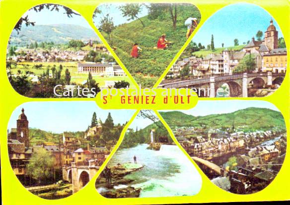 Cartes postales anciennes > CARTES POSTALES > carte postale ancienne > cartes-postales-ancienne.com Aveyron  Saint Geniez D Olt