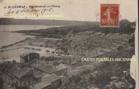 Cartes postales anciennes > CARTES POSTALES > carte postale ancienne > cartes-postales-ancienne.com Bouches du rhone  Saint Chamas