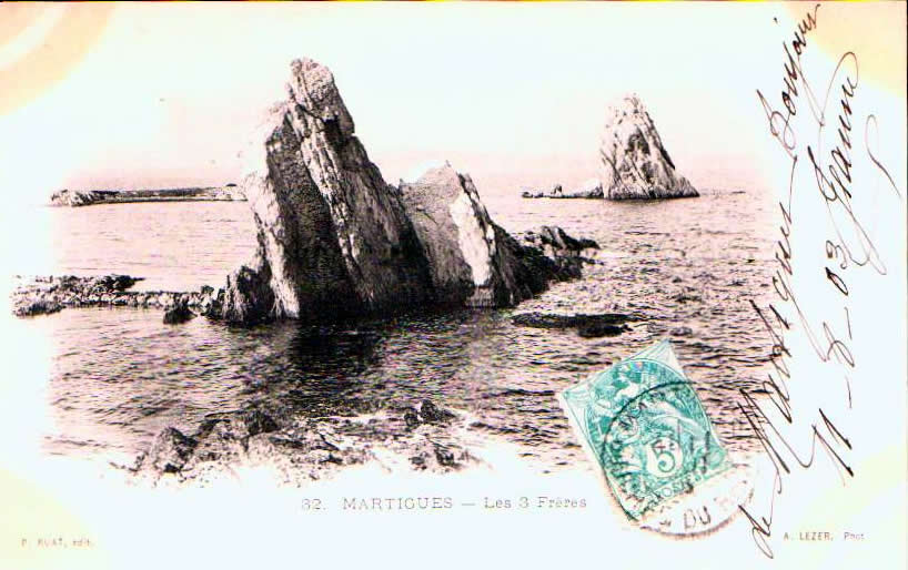 Cartes postales anciennes > CARTES POSTALES > carte postale ancienne > cartes-postales-ancienne.com Provence alpes cote d'azur Bouches du rhone Martigues