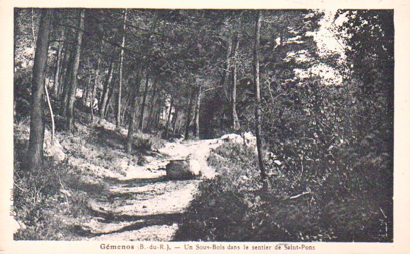 Cartes postales anciennes > CARTES POSTALES > carte postale ancienne > cartes-postales-ancienne.com Bouches du rhone  Gemenos
