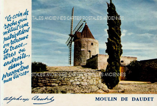 Cartes postales anciennes > CARTES POSTALES > carte postale ancienne > cartes-postales-ancienne.com Provence alpes cote d'azur Bouches du rhone Fontvieille