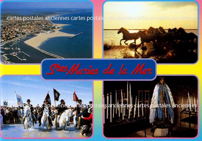 Cartes postales anciennes > CARTES POSTALES > carte postale ancienne > cartes-postales-ancienne.com Bouches du rhone  Saintes Maries De La Mer