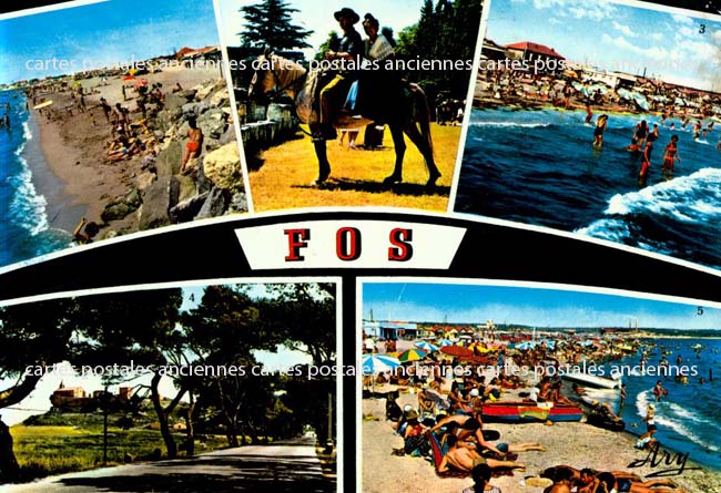 Cartes postales anciennes > CARTES POSTALES > carte postale ancienne > cartes-postales-ancienne.com Provence alpes cote d'azur Bouches du rhone Fos Sur Mer